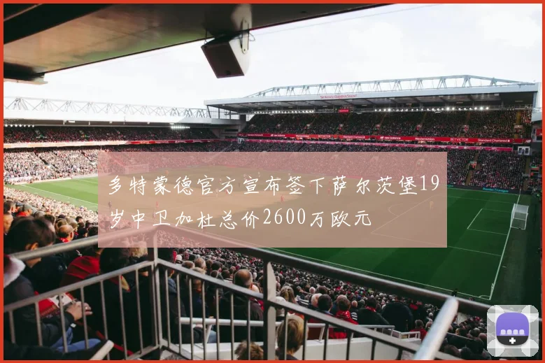 多特蒙德官方宣布签下萨尔茨堡19岁中卫加杜总价2600万欧元