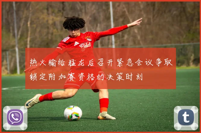 热火输给猛龙后召开紧急会议争取锁定附加赛资格的决策时刻